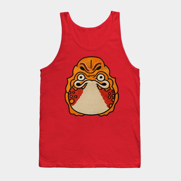 Traditional Tattoo Japanese face  groggy fella Tank Top by JAYANAWI PROJECT